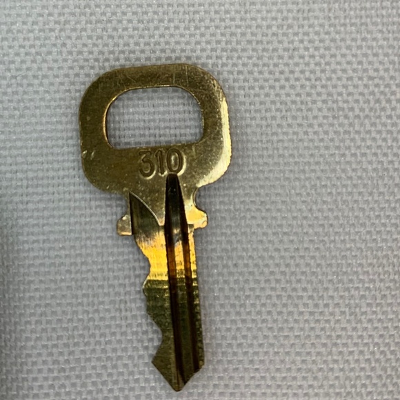 Louis Vuitton Gold Tone Lock and Key Set!  Number 310! - Picture 5 of 5